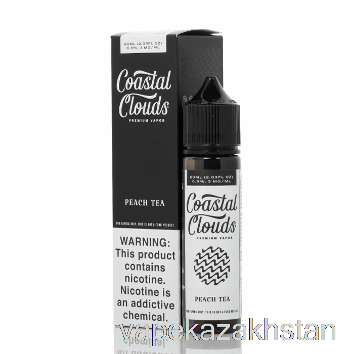 Vape Disposable Peach Tea - Coastal Clouds Co. - 60mL 6mg